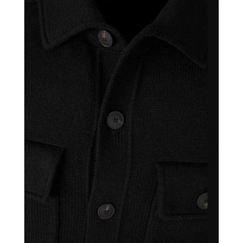 Cardigan GRAN SASSO,  wool Black Cardigan GRAN SASSO,  wool Black
