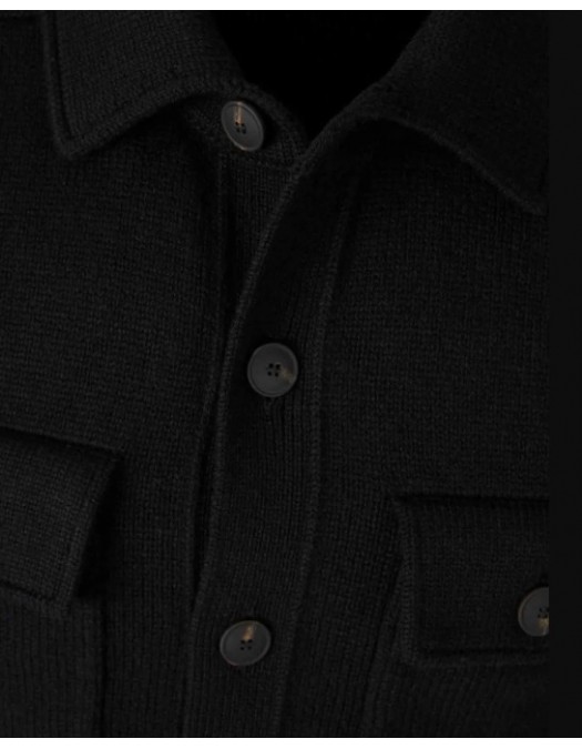 Cardigan GRAN SASSO,  wool Black - 1310925079099