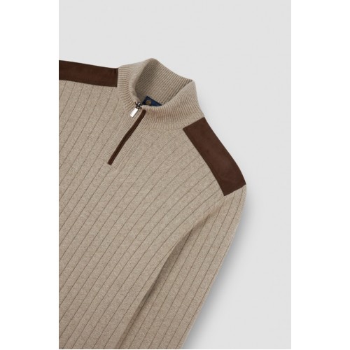 Pulover Paul & Shark ,wool cashmere half zip Pulover Paul & Shark ,wool cashmere half zip