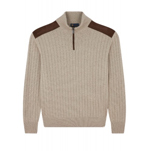 Pulover Paul & Shark ,wool cashmere half zip Pulover Paul & Shark ,wool cashmere half zip