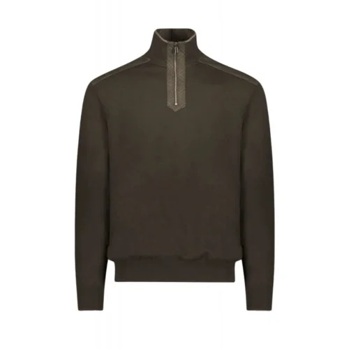 Bluza PAUL & SHARK, Wool zip collar sweater