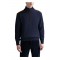 Pulover Paul & Shark ,wool cashmere half zip, Blue