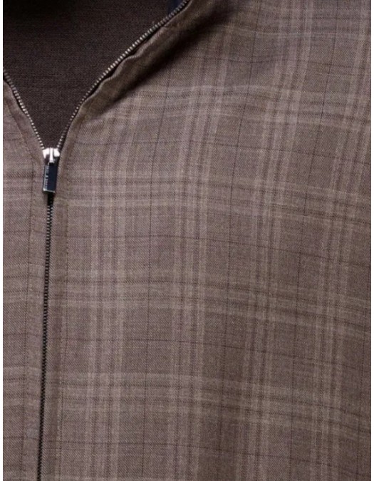 Jacheta Paul & Shark , vest brown checked wide fit - 15311245365 Jacheta Paul & Shark , vest brown checked wide fit - 15311245365