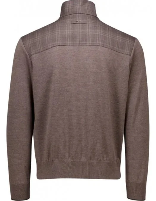 Jacheta Paul & Shark , vest brown checked wide fit - 15311245365