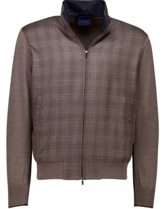 Jacheta Paul & Shark , vest brown checked wide fit - 15311245365 Jacheta Paul & Shark , vest brown checked wide fit - 15311245365