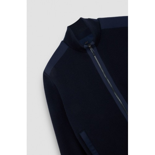 Jacheta PAUL&SHARK, Zip-up cardigan in Soft Cool Touch wool with Typhoon® Re-4x4 Stretch details Jacheta PAUL&SHARK, Zip-up cardigan in Soft Cool Touch wool with Typhoon® Re-4x4 Stretch details