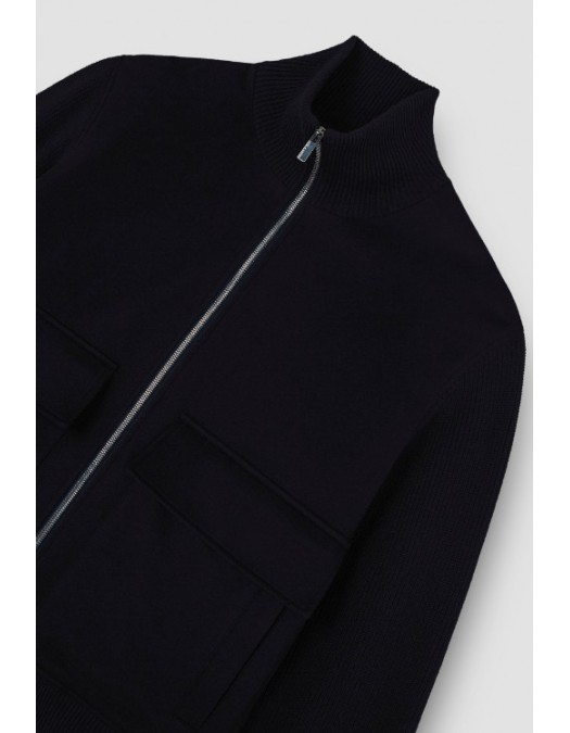 Jacheta ELEVENTY, Wool and cashmere Hybrid blouson - 15311293011