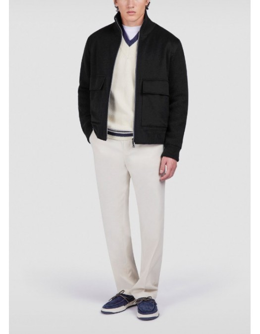 Jacheta ELEVENTY, Wool and cashmere Hybrid blouson - 15311293011