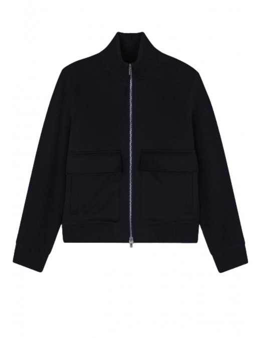 Jacheta ELEVENTY, Wool and cashmere Hybrid blouson - 15311293011