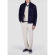JACHETA Paul & Shark,  Wool and cashmere Hybrid blouson,Bleumarin - 15311293050