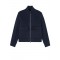 JACHETA Paul & Shark,, Wool and cashmere Hybrid blouson,Bleumarin