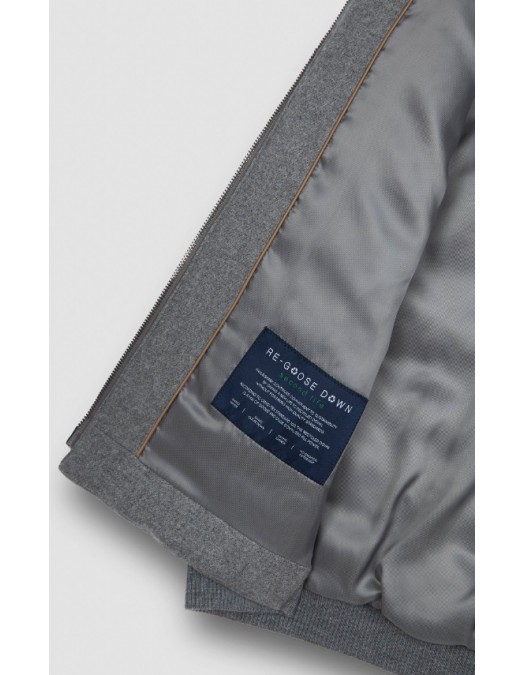 Vesta Paul & Shark,Padded gilet in wool and cashmere - 15312380067