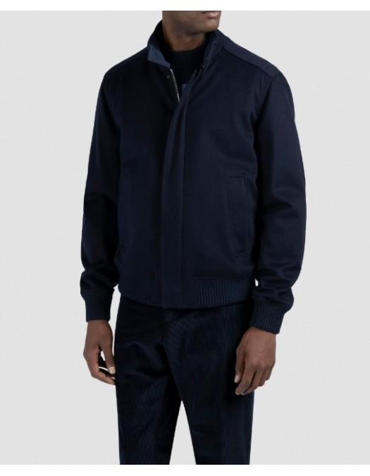 JACHETA Paul & Shark, Cashmere Blouson Blue - 15312427011
