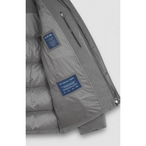 Geaca PAUL&SHARK, Wool and silk puffer jacket with contrast inserts Geaca PAUL&SHARK, Wool and silk puffer jacket with contrast inserts