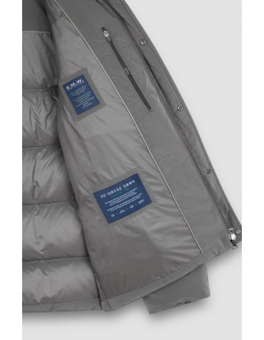 Geaca PAUL&SHARK, Wool and silk puffer jacket with contrast inserts - 15312451090 Geaca PAUL&SHARK, Wool and silk puffer jacket with contrast inserts - 15312451090