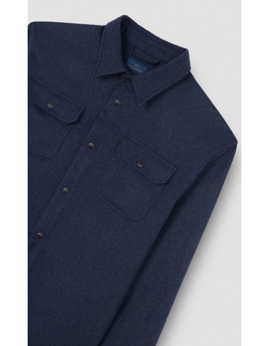 Camasa Paul & Shark,Wool blend overshirt - 15313341013