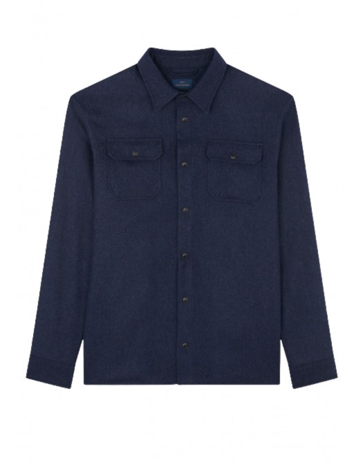 Camasa Paul & Shark,Wool blend overshirt - 15313341013