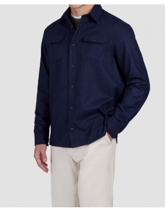 Camasa Paul & Shark,Wool blend overshirt - 15313341013