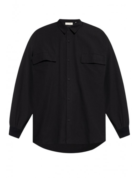 Camasa FEAR OF GOD,BLACK Shirt with pockets - 186SP254420FJETBLACK