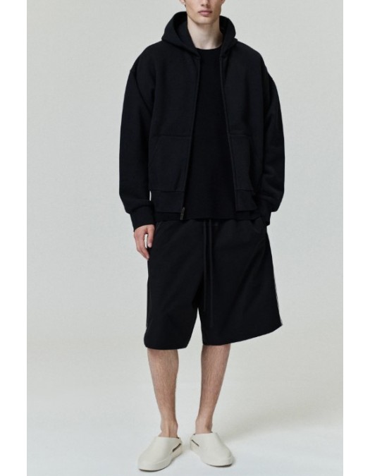 Pantaloni FEAR OF GOD, Relaxed Fleece Sweatshort With Piping - 186SP254426FABBEYSTONE