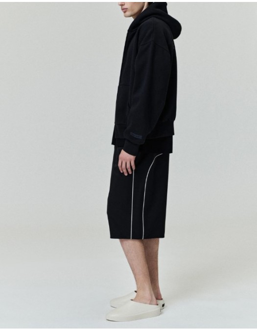 Pantaloni FEAR OF GOD, Relaxed Fleece Sweatshort With Piping - 186SP254426FABBEYSTONE