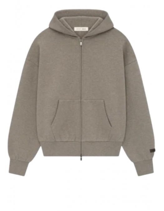 Hanorac FEAR OF GOD, Essenstials, Classic Fit Fleece Zip Up, Beige - 192AS254781FHOMESTEADHEATHER Hanorac FEAR OF GOD, Essenstials, Classic Fit Fleece Zip Up, Beige - 192AS254781FHOMESTEADHEATHER