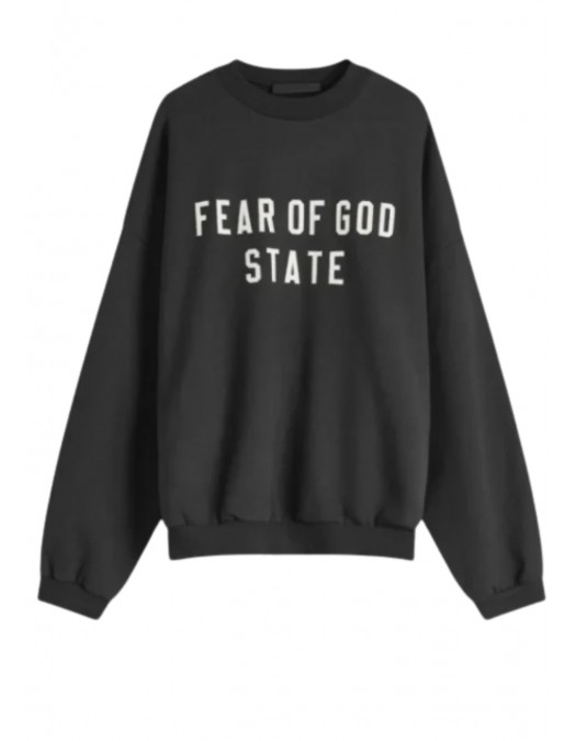 Bluza FEAR OF GOD, ESSENTIALS Heavy Fleece Crew Sweat - 192BT246230FBLACK Bluza FEAR OF GOD, ESSENTIALS Heavy Fleece Crew Sweat - 192BT246230FBLACK