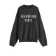 Bluza FEAR OF GOD, ESSENTIALS Heavy Fleece Crew Sweat - 192BT246230FBLACK Bluza FEAR OF GOD, ESSENTIALS Heavy Fleece Crew Sweat - 192BT246230FBLACK