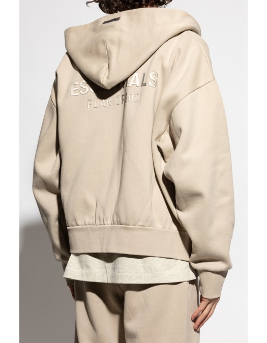 Hanorac FEAR OF GOD, Beige Sweatshirt with logo - 192SP254781FTIMBER Hanorac FEAR OF GOD, Beige Sweatshirt with logo - 192SP254781FTIMBER