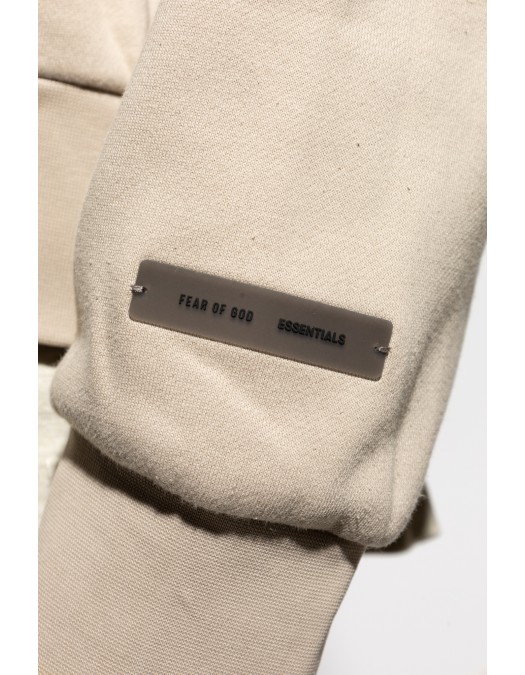 Hanorac FEAR OF GOD, Beige Sweatshirt with logo - 192SP254781FTIMBER Hanorac FEAR OF GOD, Beige Sweatshirt with logo - 192SP254781FTIMBER