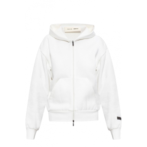 Hanorac FEAR OF GOD, Essentials WHITE Sweatshirt with logo Hanorac FEAR OF GOD, Essentials WHITE Sweatshirt with logo