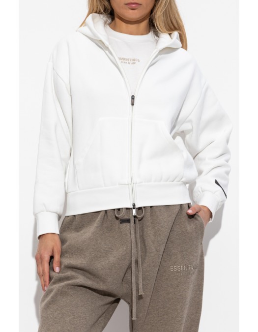 Hanorac FEAR OF GOD, Essentials WHITE Sweatshirt with logo - 192SP255094FWCLOUDWHITE Hanorac FEAR OF GOD, Essentials WHITE Sweatshirt with logo - 192SP255094FWCLOUDWHITE