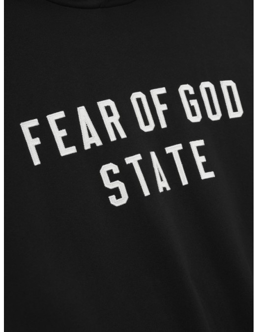Hanorac FEAR OF GOD,90's Fleece Hoodie - 192SP256210FJETBLACK