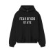 Hanorac FEAR OF GOD,90's Fleece Hoodie - 192SP256210FJETBLACK