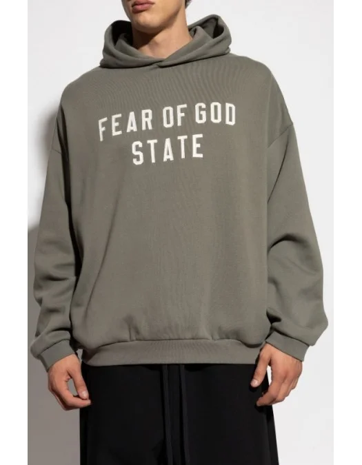 Hanorac FEAR OF GOD, Essentials GREEN Hoodie - 192SP256217FMOSS