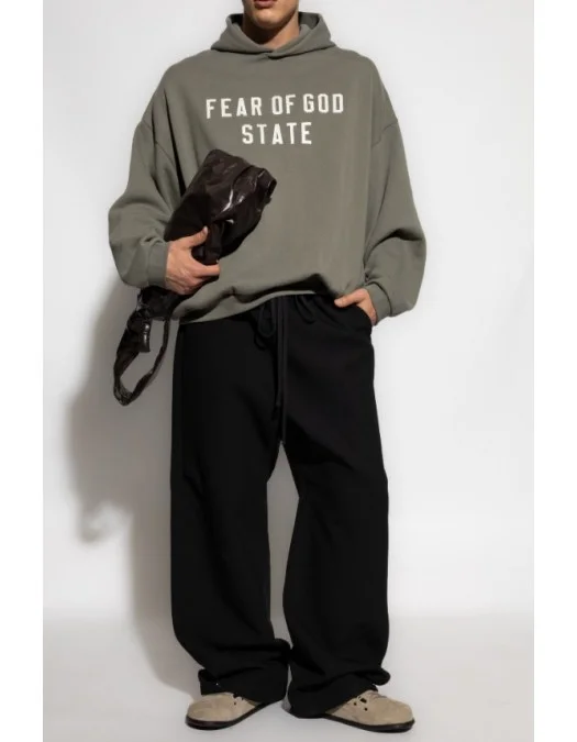 Hanorac FEAR OF GOD, Essentials GREEN Hoodie - 192SP256217FMOSS