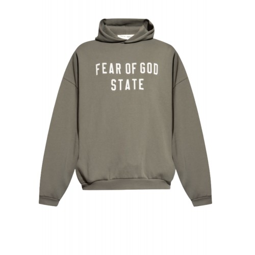 Hanorac FEAR OF GOD, Essentials GREEN Hoodie Hanorac FEAR OF GOD, Essentials GREEN Hoodie
