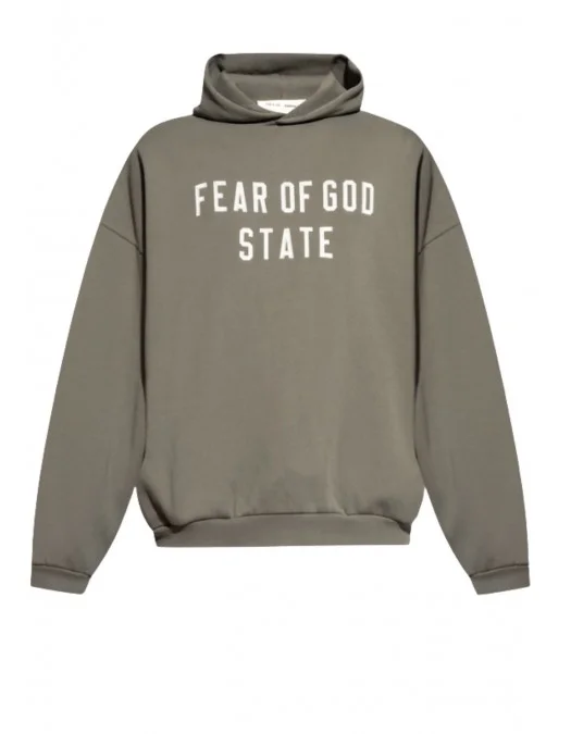 Hanorac FEAR OF GOD, Essentials GREEN Hoodie - 192SP256217FMOSS