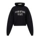 Hanorac FEAR OF GOD, BLACK Sweatshirt with embroidered logo - 192SP257820FWJETBLACK