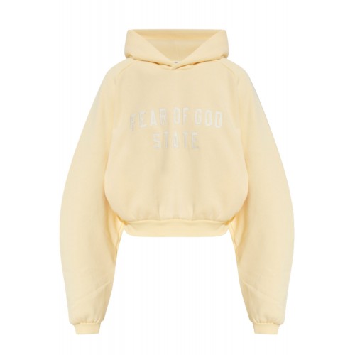 Hanorac FEAR OF GOD, Essentials YELLOW Hoodie Hanorac FEAR OF GOD, Essentials YELLOW Hoodie