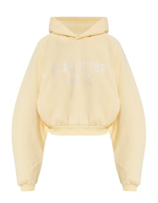 Hanorac FEAR OF GOD, Essentials YELLOW Hoodie - 192SP257828FWGARDENYELLOW