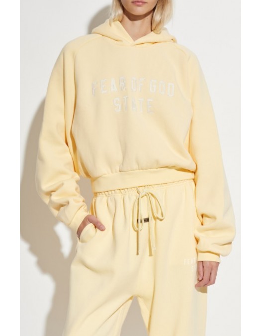 Hanorac FEAR OF GOD, Essentials YELLOW Hoodie - 192SP257828FWGARDENYELLOW