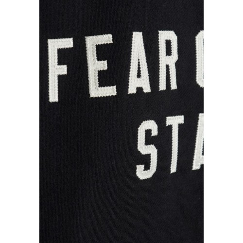 Bluza FEAR OF GOD, Essentials BLACK Sweatshirt with embroidered logo Bluza FEAR OF GOD, Essentials BLACK Sweatshirt with embroidered logo