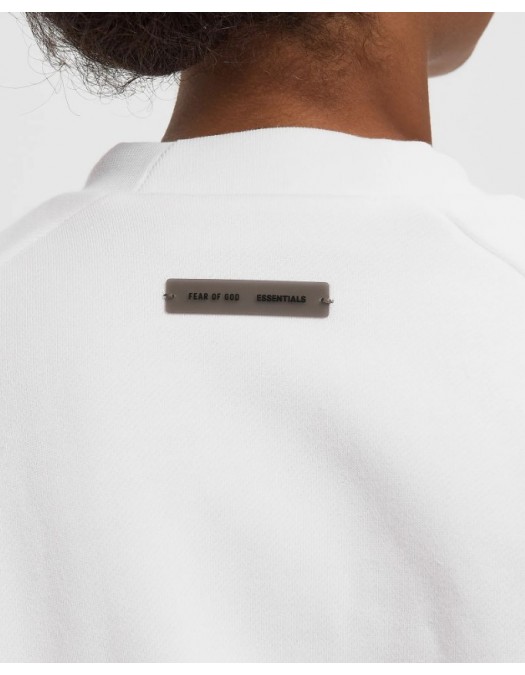 Bluza FEAR OF GOD, EssentialsWMNS FLEECE RAGLAN CREWNECK - 192SP257834FWBRIGHTWHITE