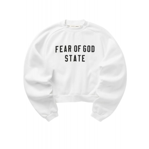 Bluza FEAR OF GOD, EssentialsWMNS FLEECE RAGLAN CREWNECK Bluza FEAR OF GOD, EssentialsWMNS FLEECE RAGLAN CREWNECK