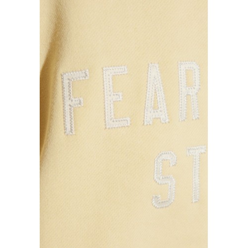 Bluza FEAR OF GOD, Essentials YELLOW Sweatshirt with embroidered logo Bluza FEAR OF GOD, Essentials YELLOW Sweatshirt with embroidered logo