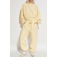 Bluza FEAR OF GOD, Essentials YELLOW Sweatshirt with embroidered logo - 192SP257838FWGARDENYELLOW
