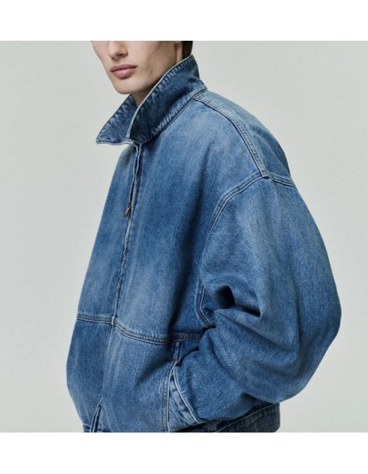 Jacheta FEAR OF GOD Denim Trucker Jacket - 202SP254270FCLASSICBLUE Jacheta FEAR OF GOD Denim Trucker Jacket - 202SP254270FCLASSICBLUE
