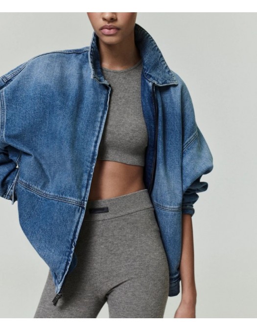 Jacheta FEAR OF GOD Denim Trucker Jacket - 202SP254270FCLASSICBLUE Jacheta FEAR OF GOD Denim Trucker Jacket - 202SP254270FCLASSICBLUE