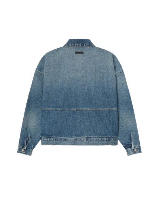 Jacheta FEAR OF GOD Denim Trucker Jacket - 202SP254270FCLASSICBLUE Jacheta FEAR OF GOD Denim Trucker Jacket - 202SP254270FCLASSICBLUE